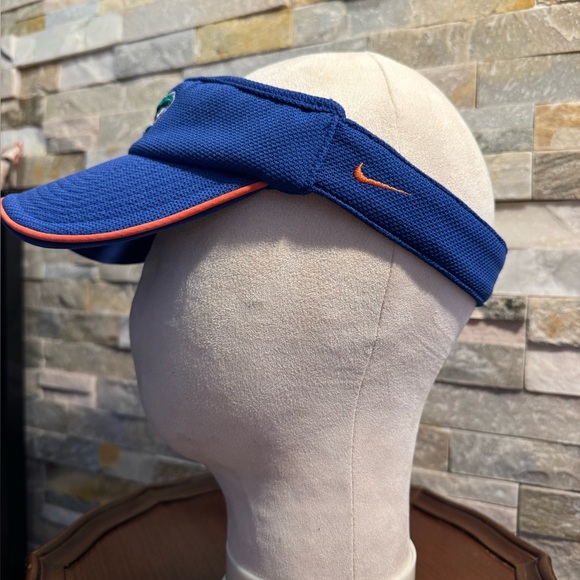 Florida Gators Nike Dri Fit Performance Visor Logo Blue Orange Cap Hat The Swamp - Picture 4 of 6